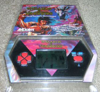 Wizards & Warriors Handheld Electronic Video Game by AKKLAIM 1989 New Sealed 