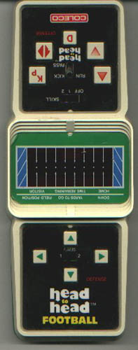 coleco head to head football