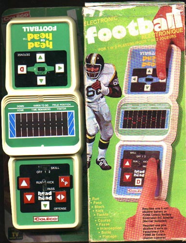80s handheld football game
