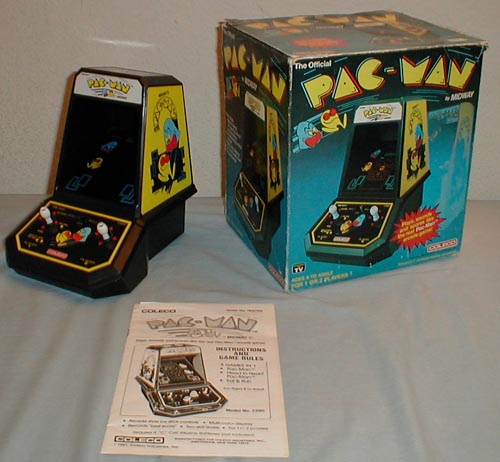 handheld pacman game with joystick