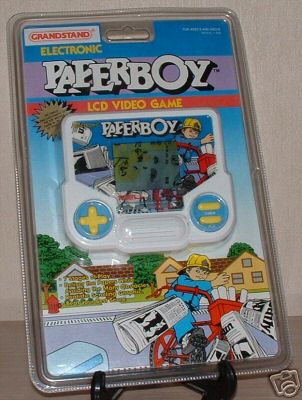 paperboy handheld game