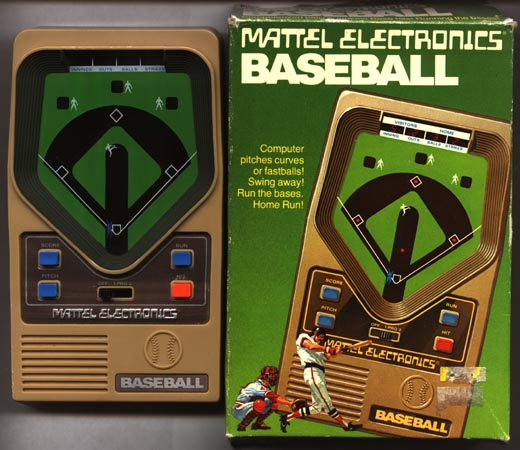 mattel baseball handheld