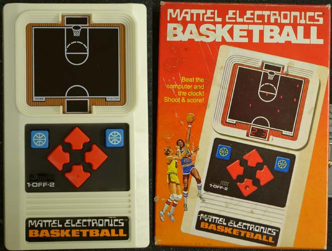 mattel handheld basketball game
