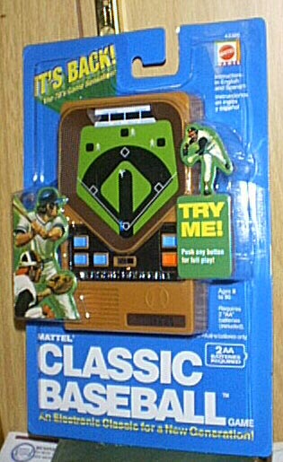 mattel classic baseball