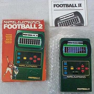 mattel classic football 2 game