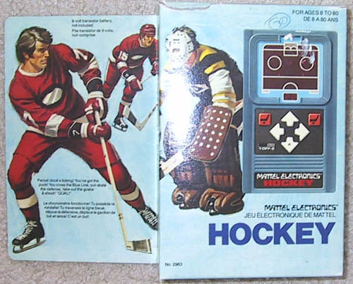 mattel electronics hockey