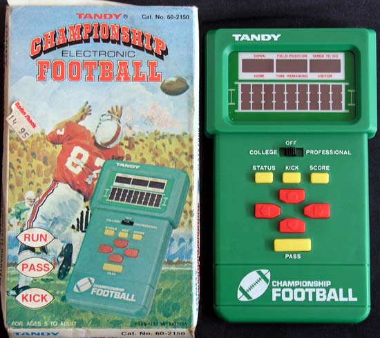 tandy football handheld